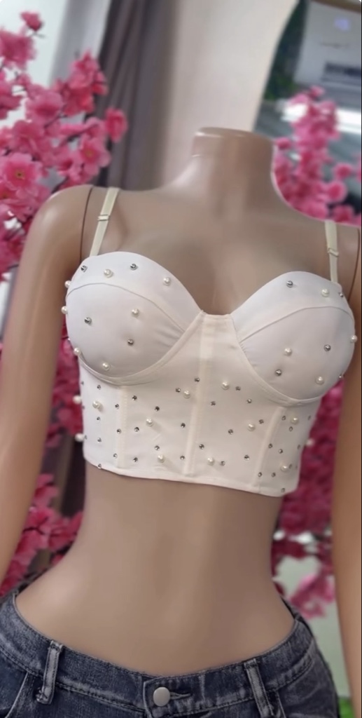 Corset perlado