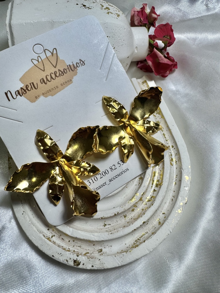 Topo candonga orquídea bronce