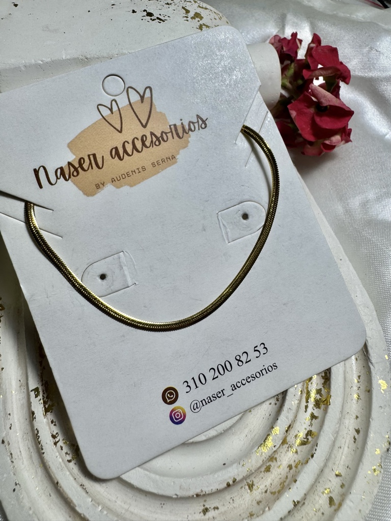 Cadena serpiente delgada