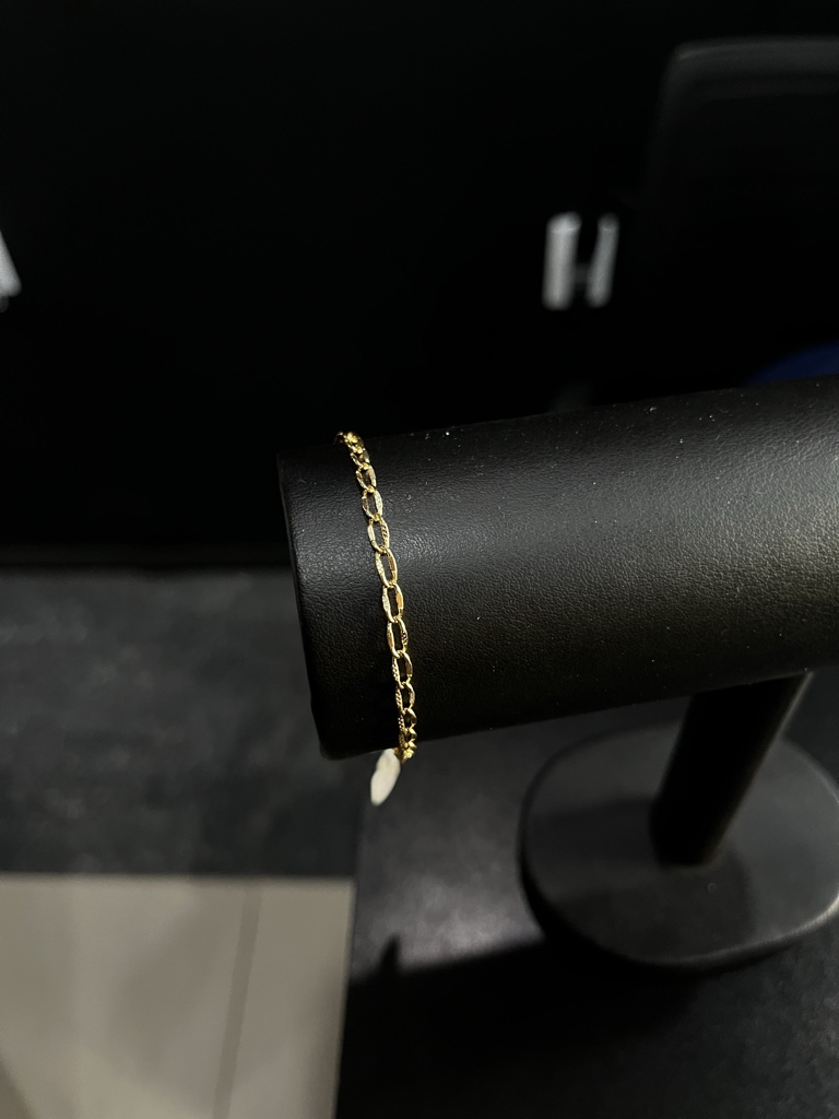 Pulseira feminina laminada (Banhado a ouro 18k)