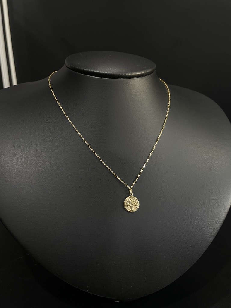 Colar feminino árvore da vida (Banhado a ouro 18k)