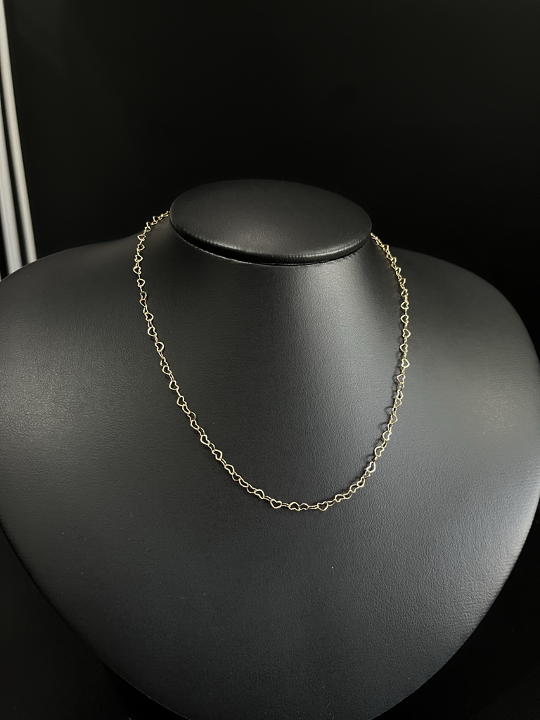 Colar feminino coração (Banhado a ouro)