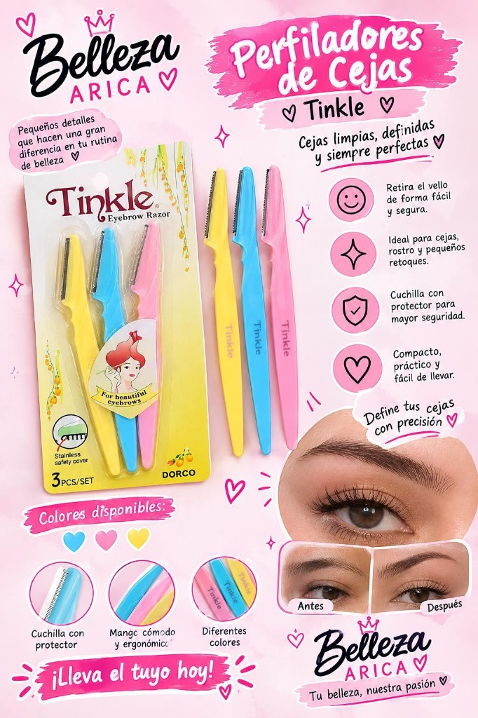 Tinkle perfiladores de cejas