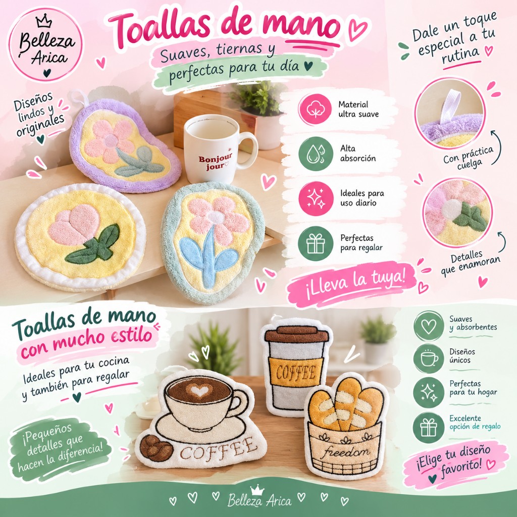Toallas para manos colgante