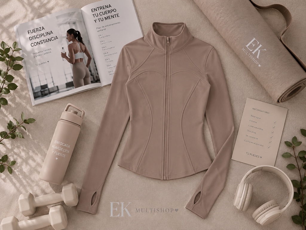 Chaqueta deportiva Aura Café
