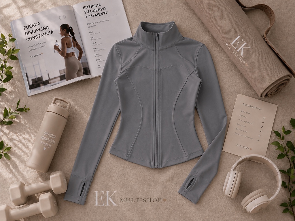 Chaqueta deportiva Aura Gris