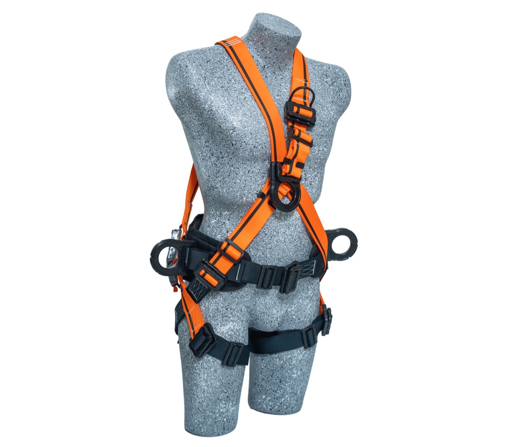 Arnes de seguridad naranja epi con faja