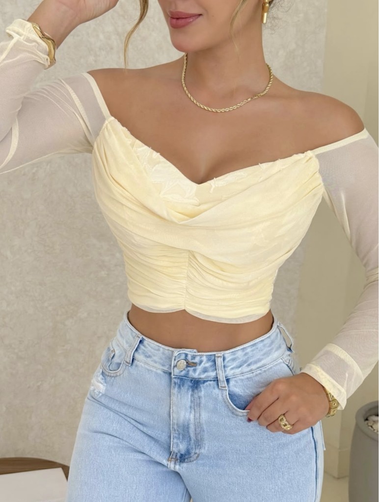 Blusa Arianis Vainilla