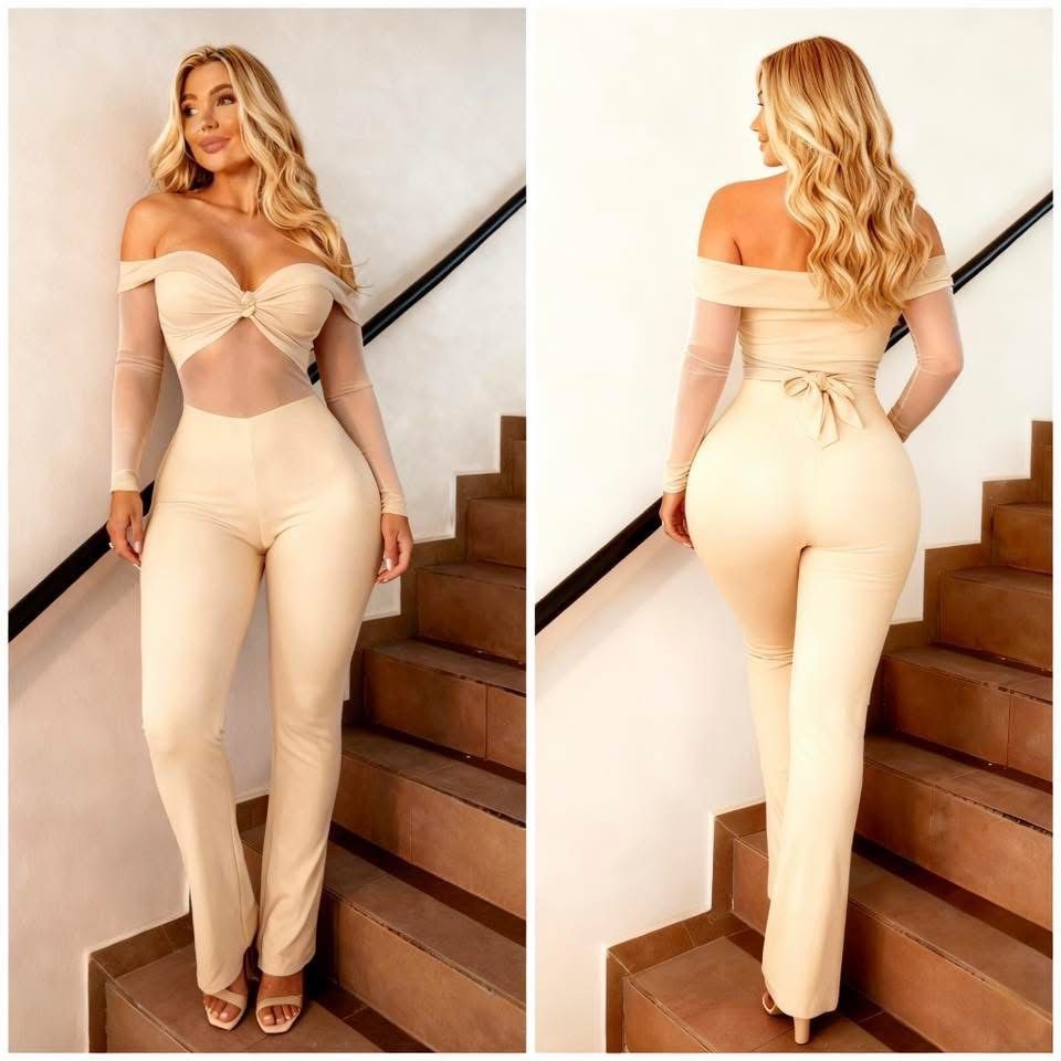 Enterizo beige