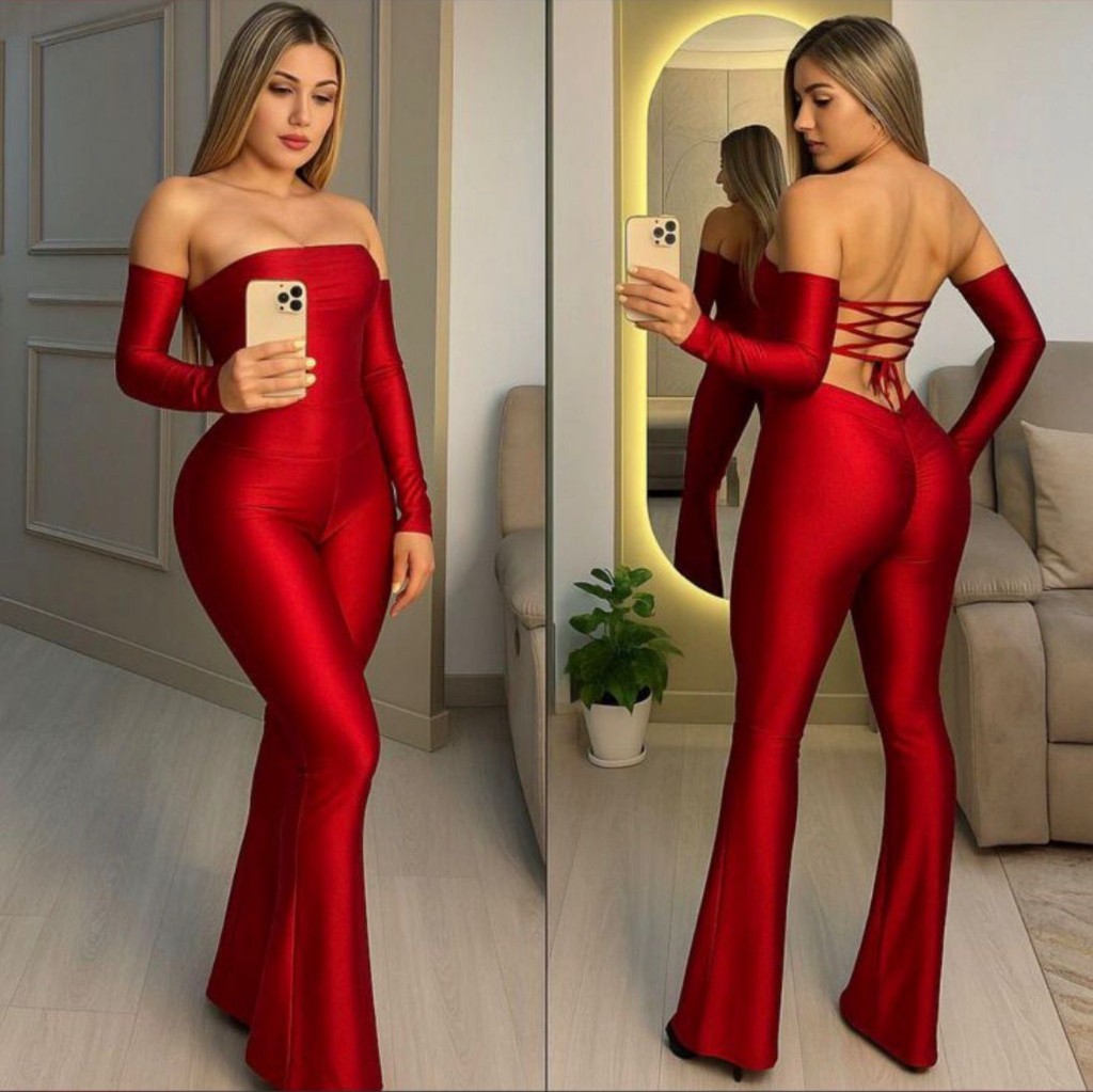 Enterizo rojo