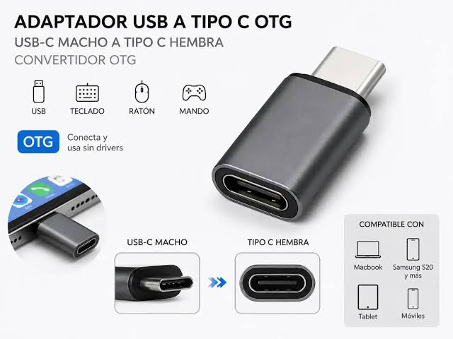 ADAPTADOR DE ENTRADA TIPO C A C