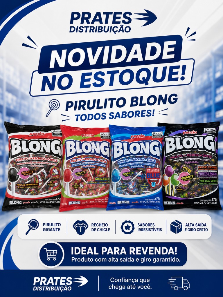 PIRULITO BLONG MORANGO