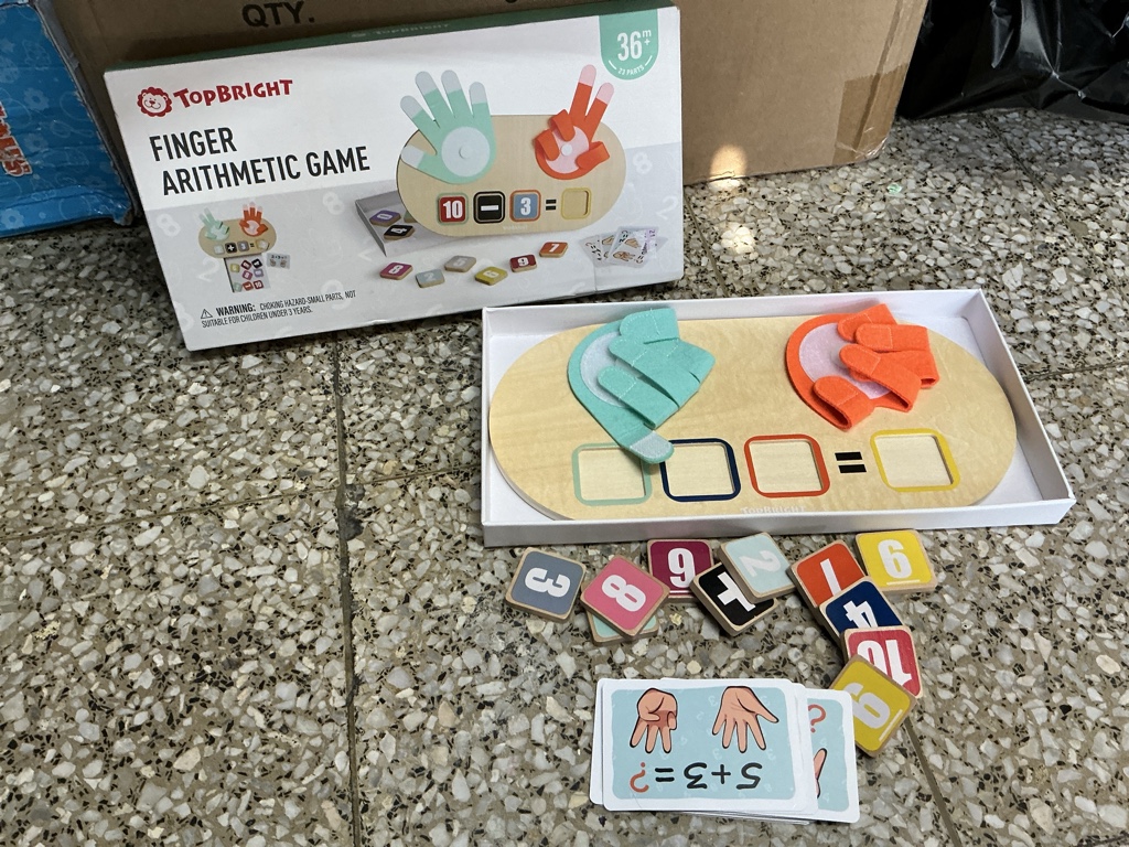 TopBright juego aritmetico de dedos
