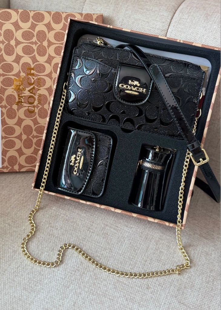 Coach negro set bolso