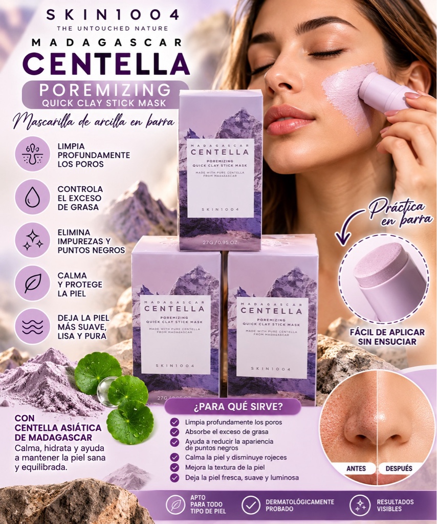 SKIN1004 Centella mascarilla en barra