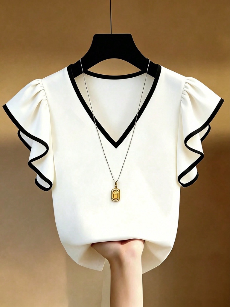 Blusa detalles en negro