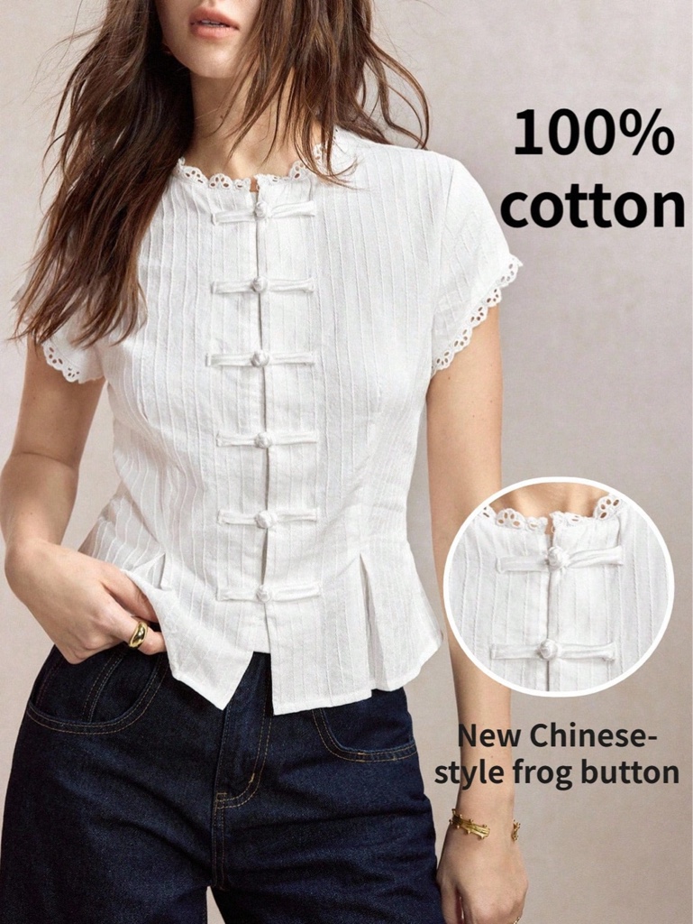 Blusa estilo chino