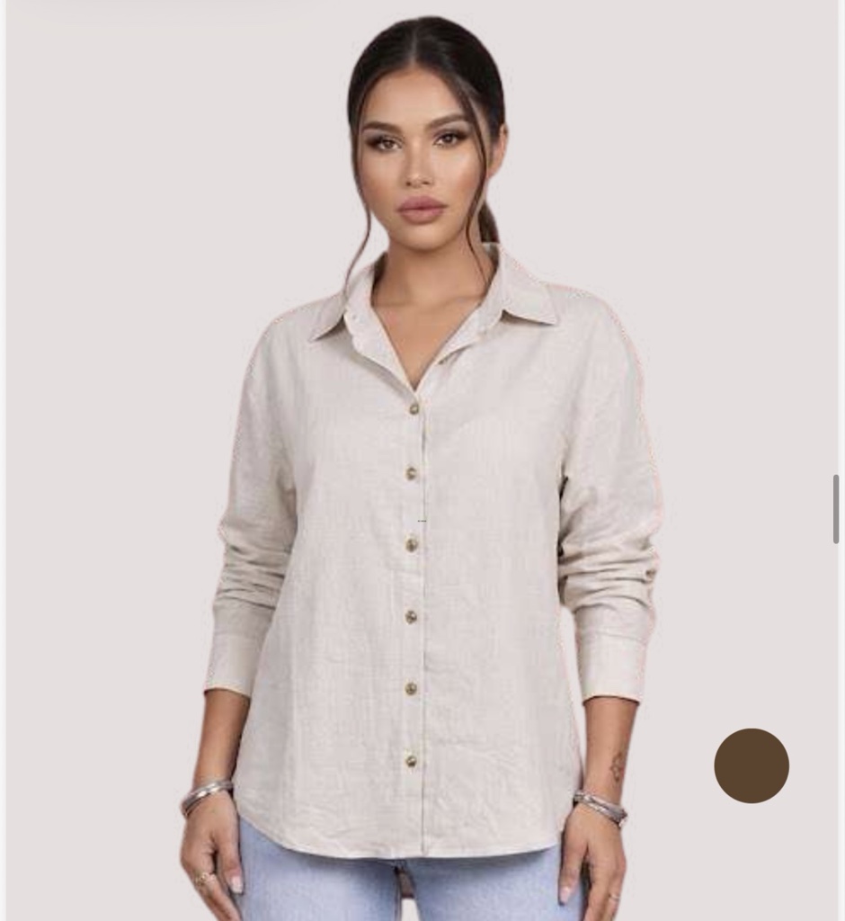 Camisa lino love tree
