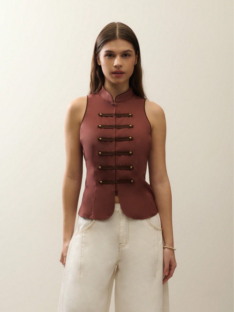 Blusas marrón Napoleón