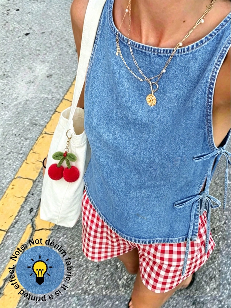 Blusas de lazos laterales