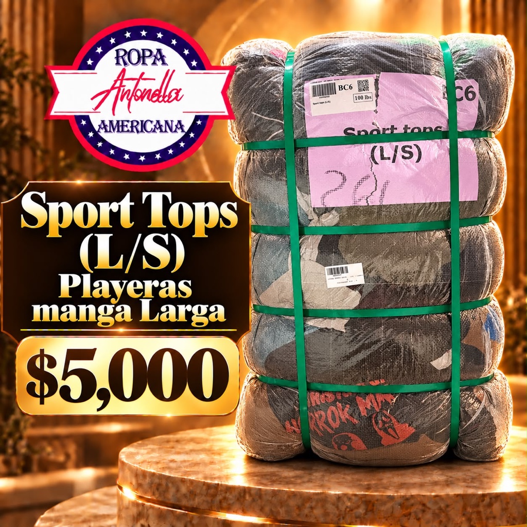 SPORT TOPS (PLAYERAS MANGA LARGAS)