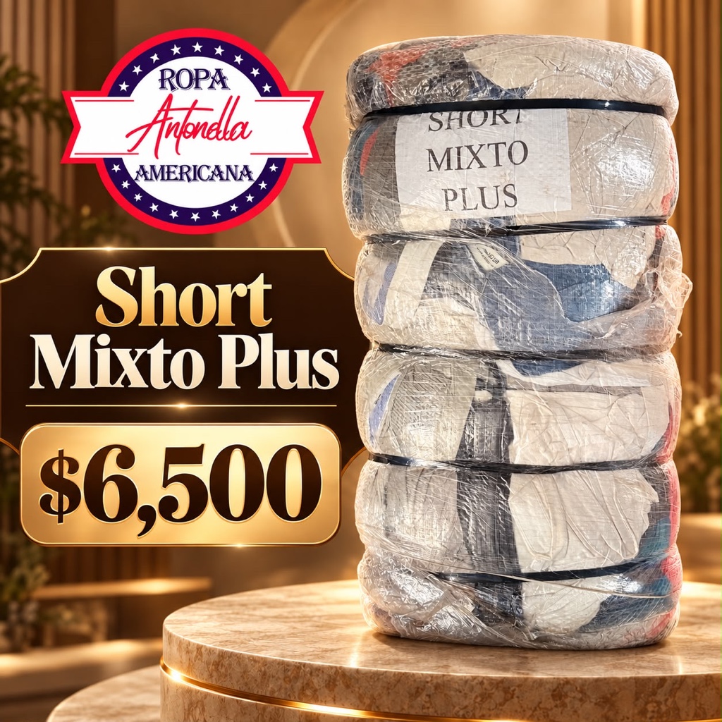 SHORT MIXTO PLUS BLANCA