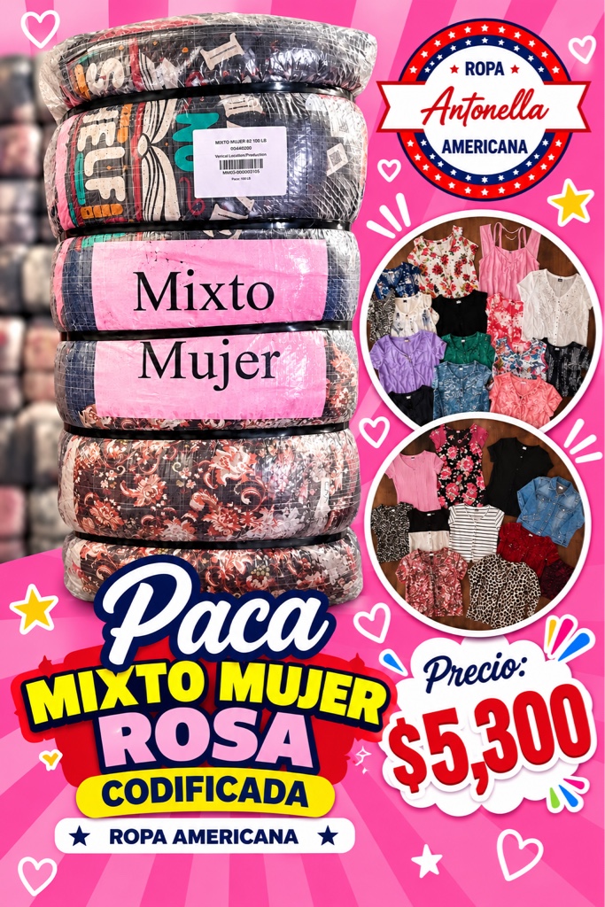 MIXTO MUJER ROSA CAL2 CODIFICADA