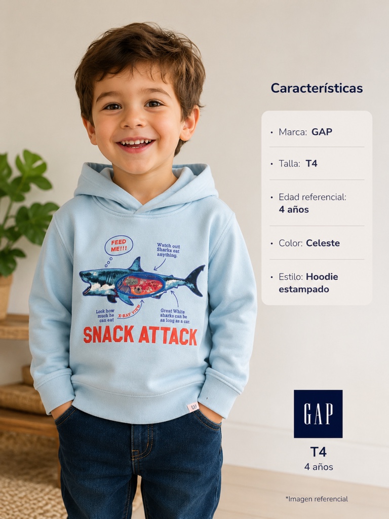 Polera Gap NiÑO t4