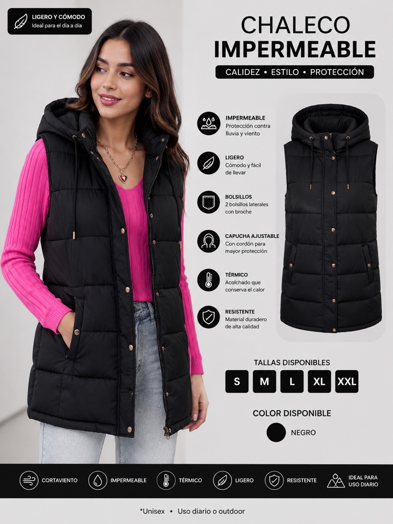 Chaleco impermeable