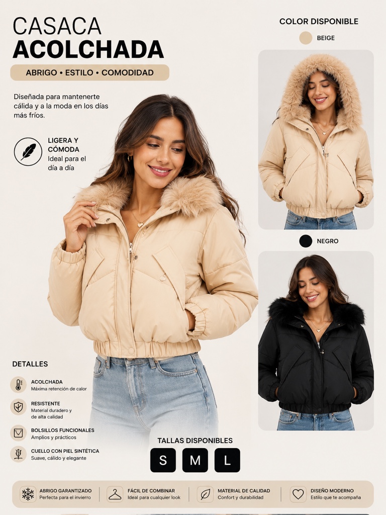 Impermeable corto