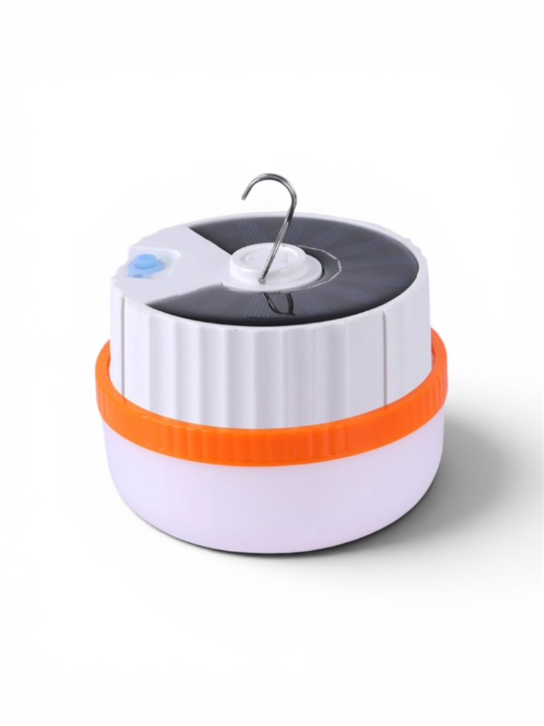 Bombillo Recargable con panel solar 100w