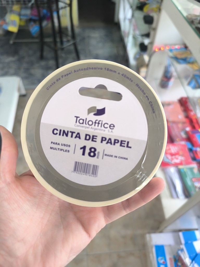 Cinta de papel taloffice 12 mm