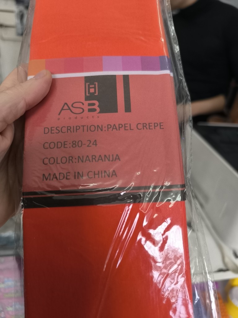 Crepe rojo
