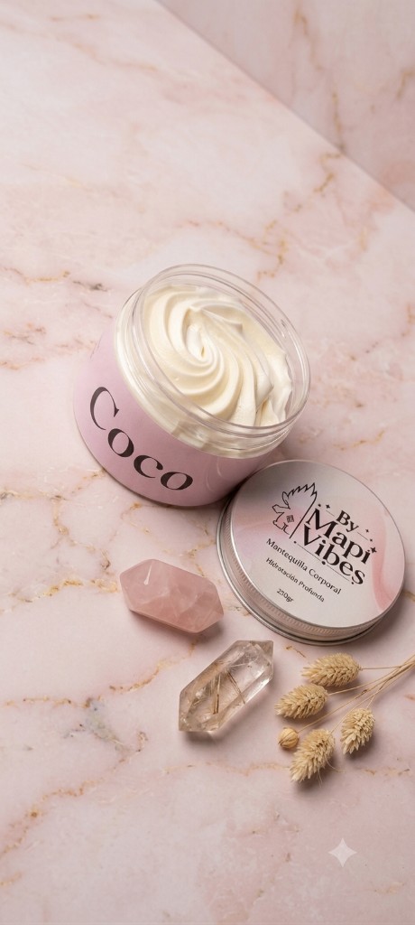 Mantequilla corporal hidratante con olor a Coco