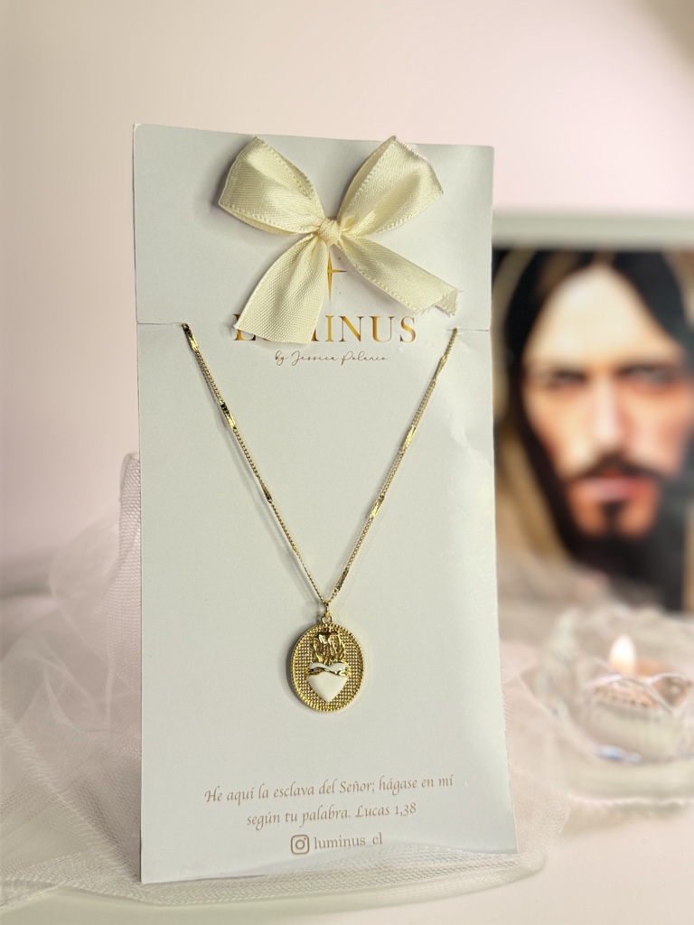 Collar Sagrado Corazón (Esmaltado)
