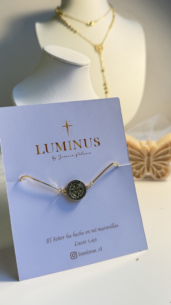 Pulsera Medalla San Benito