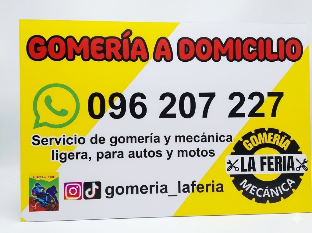GOMERÍA LA FERIA y GOMERÍA A DOMICILIO