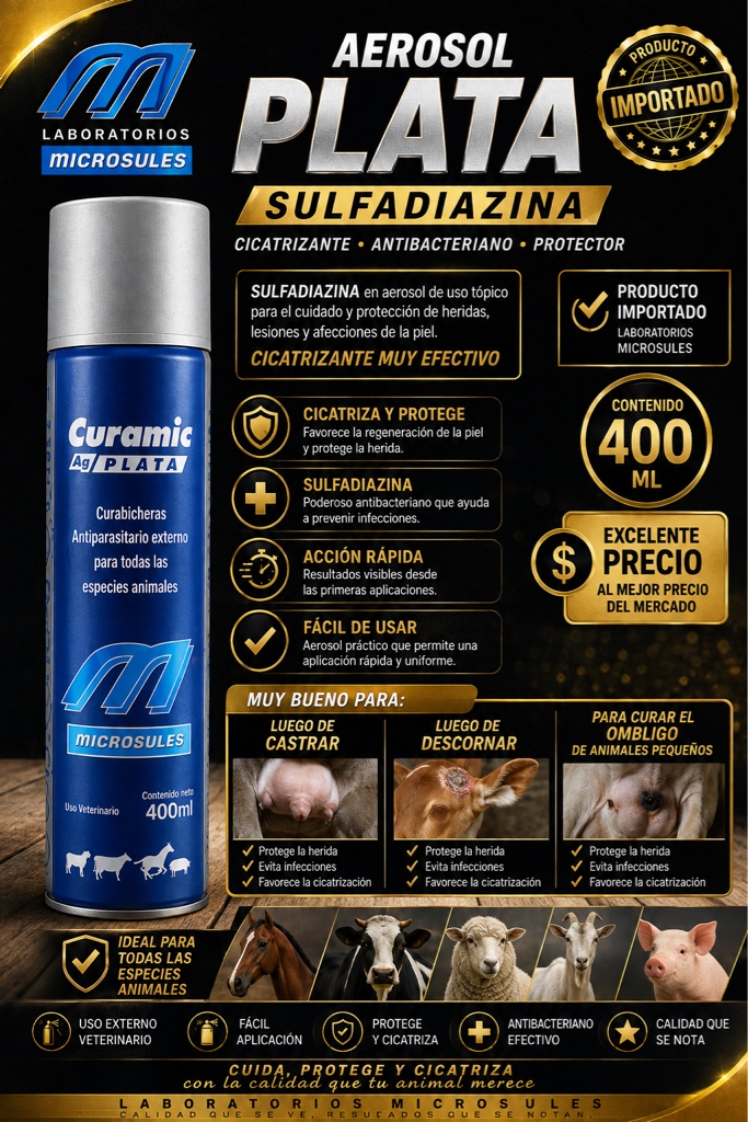 Curamic plata (aerosol)