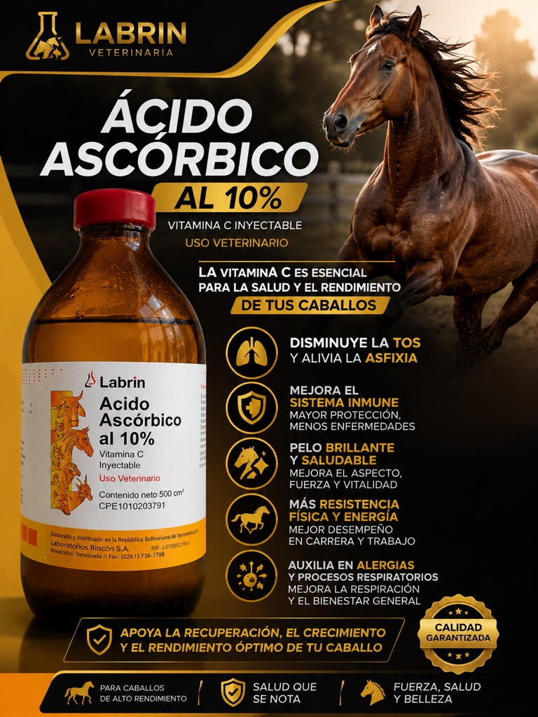 Ácido ascórbico 10% (vitamina C)