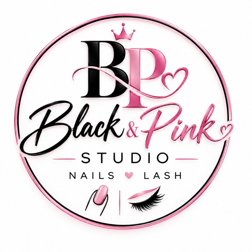 Black Pink studio nails lash
