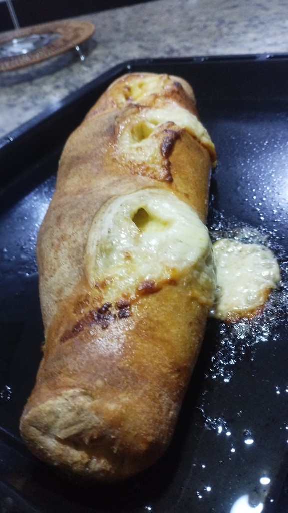 Pan de queso y tocineta
