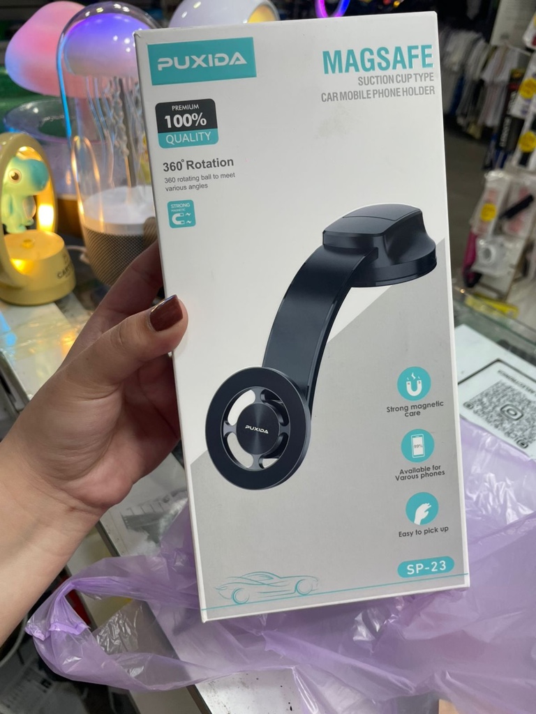 PUXIDA MagSafe suction cup type car mobile phone holder SP-23