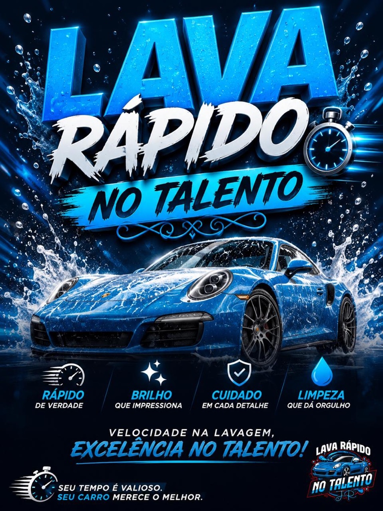 Lava rápido no talento