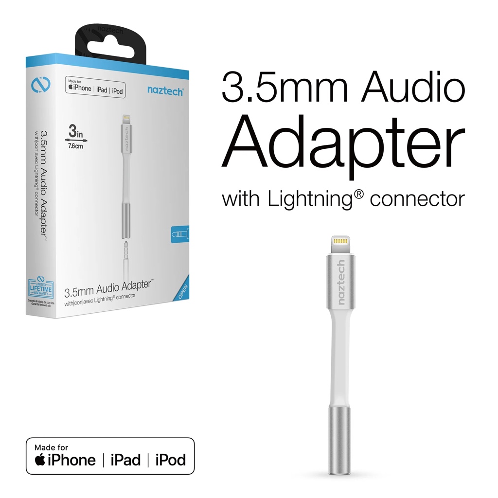 Adaptador 3.5mm Lightning