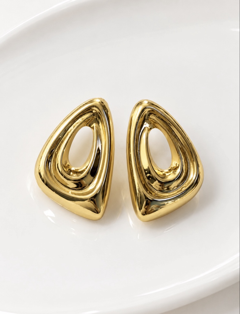 Aros Verona bañados en oro