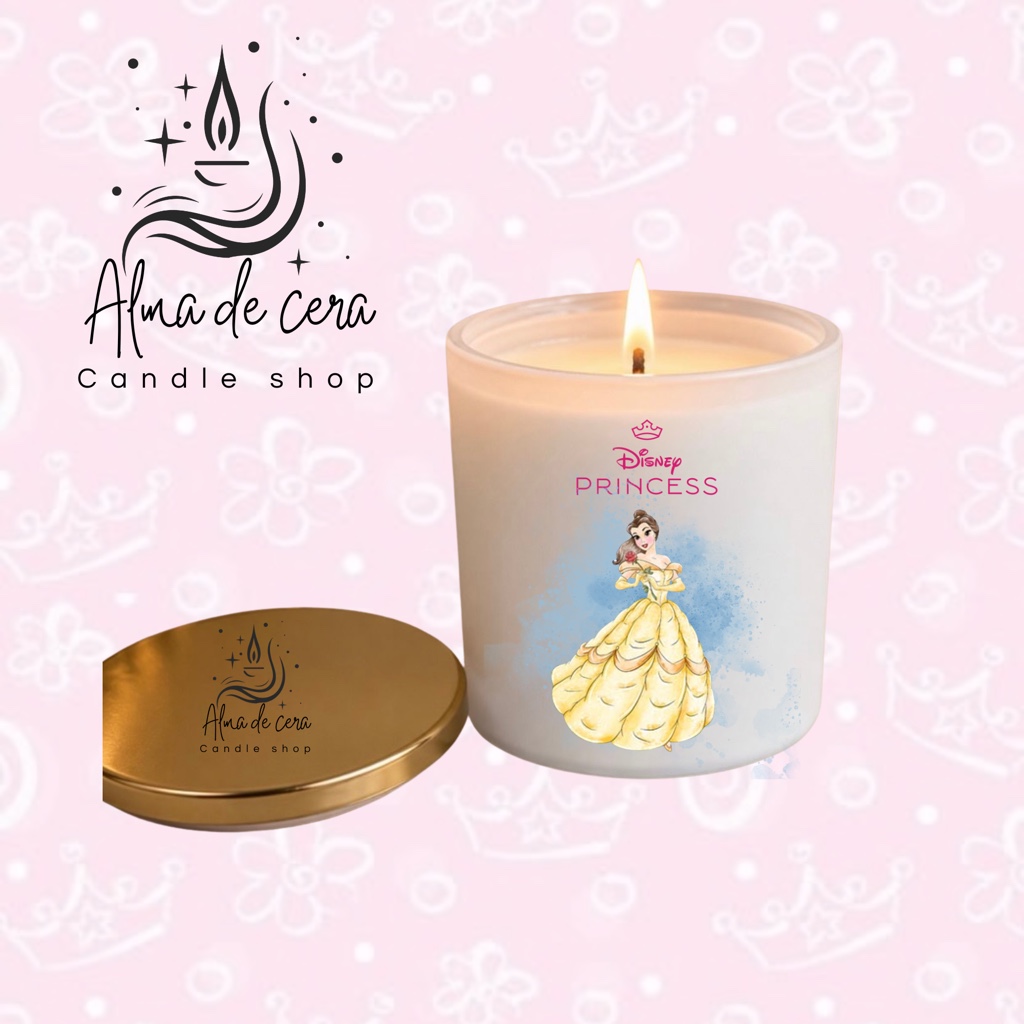 Vela aromática Disney Princess Bella