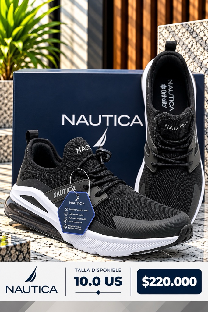 NAUTICA NEGROS 10.0US