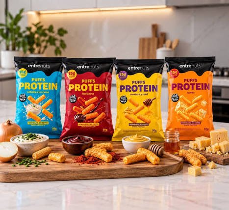 Puff proteicos horneados Entrenuts