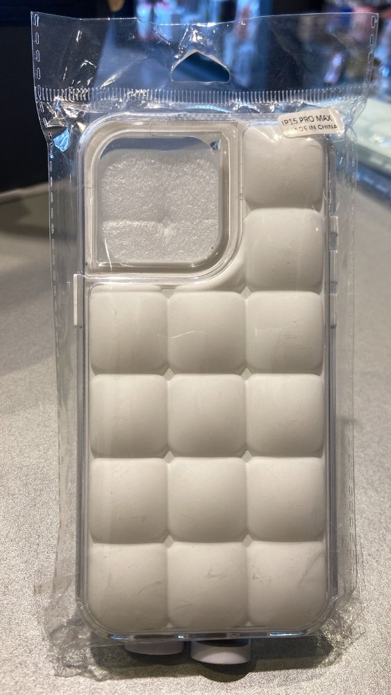 FUNDA REFORZDADA BLANCA CON RELIEVE