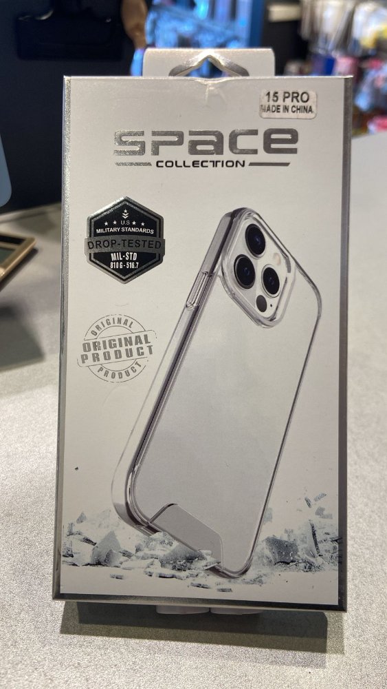 FUNDA SPACE REFORZADA IPHONE 15PRO